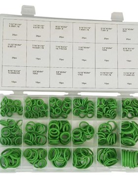 270 pcs O-ring Kit Green Metric O ring Seals Watertightness