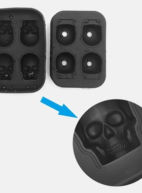 3D (Best Sellers) Skull Moldes De Moule Silicone Chocolate M