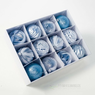 12pcs/lot 60mm Christmas Tree Decor  Baubles Xmas Party Hang