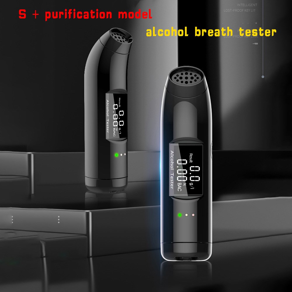LCD Digital Alcohol Tester Quick Response Breathalyzer, Car