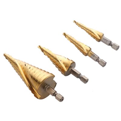 4pcs 3-12/4-12/4-20/4-32mm HSS Spiral Grooved center drill b