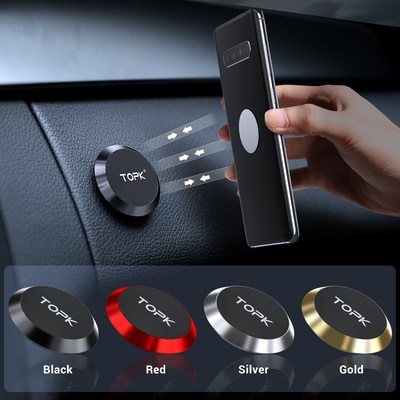 Magnetic Car Phone Holder Stand Universal Flat Stick-on Dash