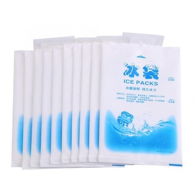 10pcs Reusable Ice Packs Gel Cooling Bags for Food Vegetable