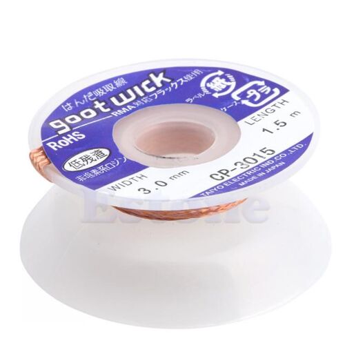 5 ft 3mm New esoldering Braid Solder Remover Wick CP-3015