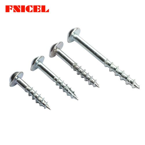 100Pcs High Strength Self-tapping Screws for Pocket Hole Jig