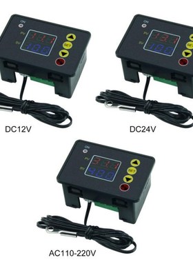 Digital Thermostat DC 12V 24V AC 110V 220V Temperature Contr