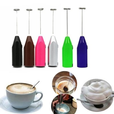 1PC Milk Drink Coffee Whisk Mixer Mini Handle Stirrer Electr