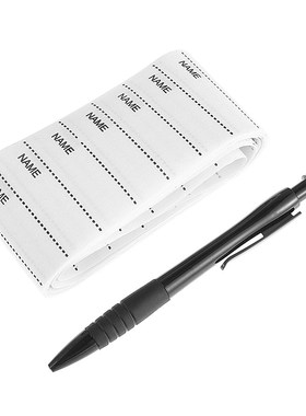 200pcs white name tag custom woven labels laundry marker set