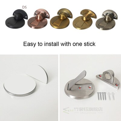 Magnetic Door Stops Supplies Doorstop Non-Punch Collision Av