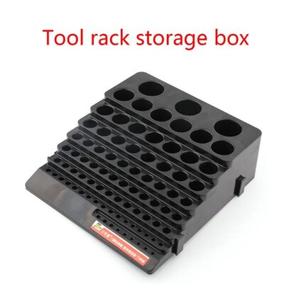 Black Drill Bit Storage Box Milling Cutter Drill Finishing H