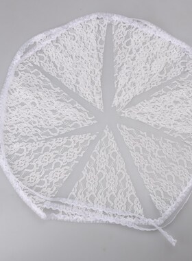 3.2M 11 Flags White Lace Fabric Banner Pennant Wedding Flag