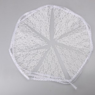 3.2M 11 Flags White Lace Fabric Banner Pennant Wedding Flag
