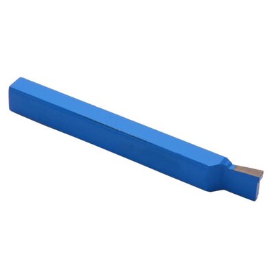 1pc 100mm Length Spiral Blue Carbide-Tipped Lathe Tool DIN49