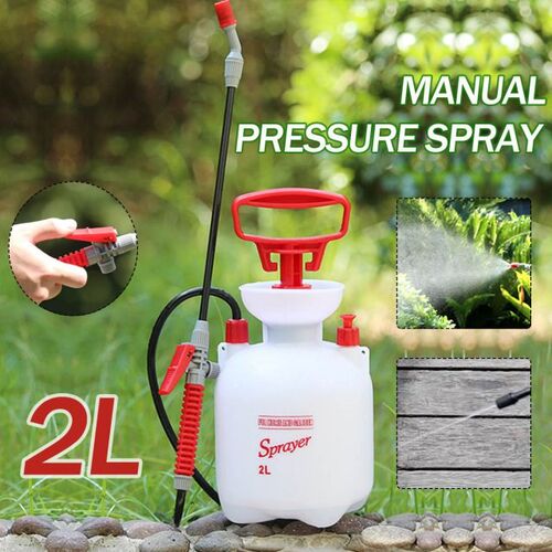 2L Hand Pressure Trigger Sprayer Bottle Adjustable Copper No