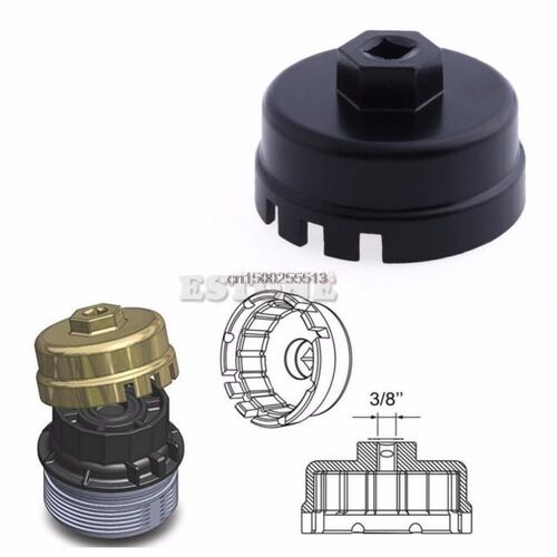Flutes Universal Oil Filter Socket Remover Tool 64.5mm 适用