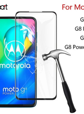 Full Tempered Glass  Moto G8 Power Lite G6 Play G 8 Plus Scr
