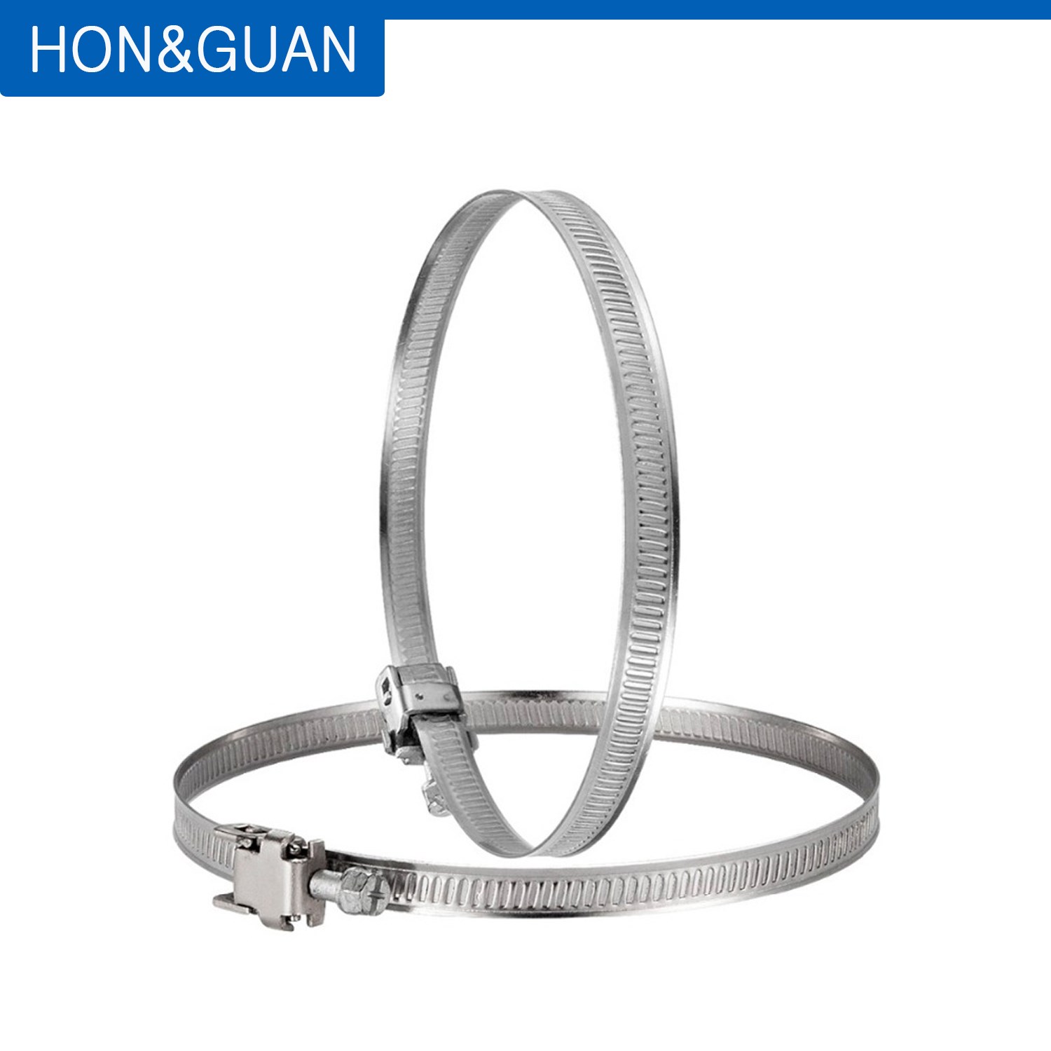 2pcs 6inch 150mm Stainless Steel Hose Clamps Hose s Duct Cla