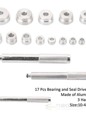 17 Pcs Wheel Bearing Race Seal Bush Driver Master Tool Set A