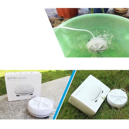 New Mini Ultrasonic Washing Machine Portable Turbo Personal