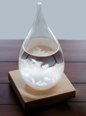 65x115mm Transparent Droplet Storm Glass Water Drop Weather