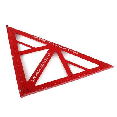 Large Woodworking Triangle Angle Ruler 90/45 Degree Measurin