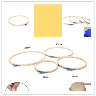 Wooden Frame Hoop Circle Embroidery Round Machine Bamboo 适