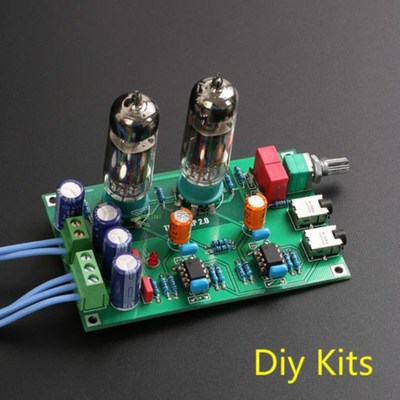 Class A 6J5 Valve Pre-amp Tube Buffer PreAmplifier Board Hea