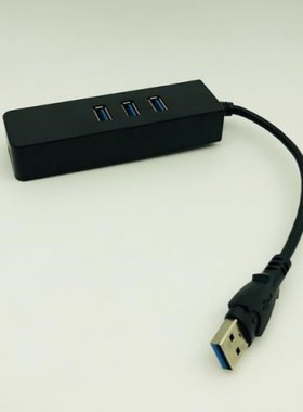 High Speed 3 Ports USB 3.0 Hub 10/100/1000 Mbps To RJ45 Giga