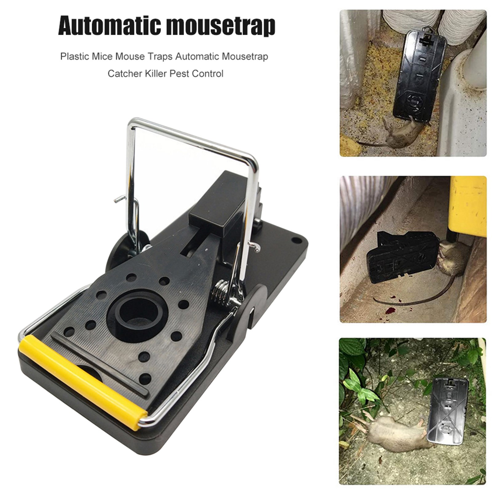 New 6Pcs Quality Heavy Duty Mouse Mice Rat Trap Easy Small M