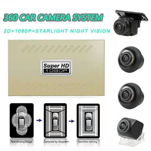 Quality 360 Degree Bird View System 4 Camera Panoramic Car D