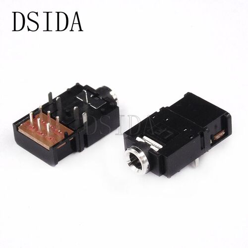 2PCS PJ-307 PJ307 3.5mm Stereo Audio Jack Socket 3.5 Dual Tr