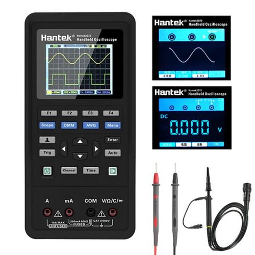 3 in 1 Digital Oscilloscope Waveform Generator Multimeter Po