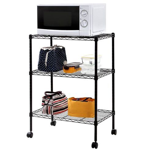 3-Layer Plastic Coated Iron Shelf With 1.5 Steel Tube  Layer