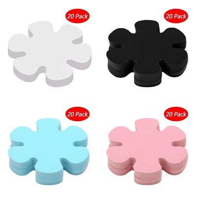 20 Bath Mat PEVA Rubber Flower Shape Shower Mats Anti Slip B