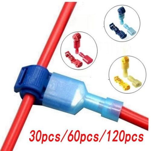 T-type break-proof quick wire terminal connector Self-Stripp