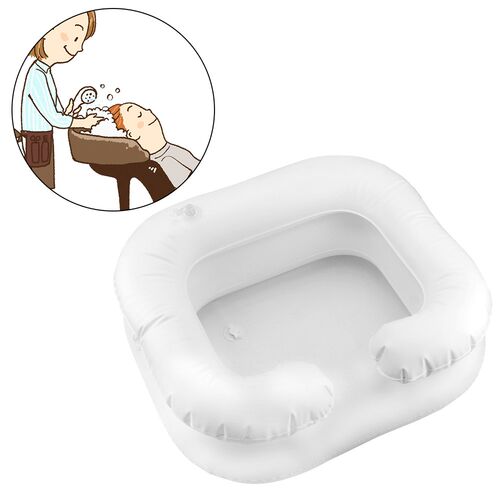 Bed Rest Nursing Aid Sink Inflatable Shampoo Basin Tub Hair