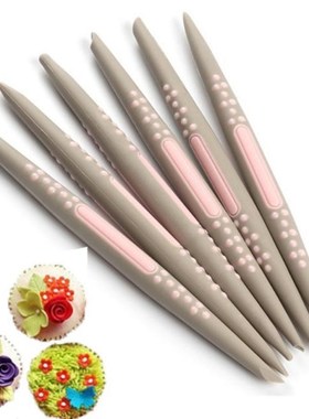 6 pcs/set Silicone Fondant Cake Decorating Flower Modelling