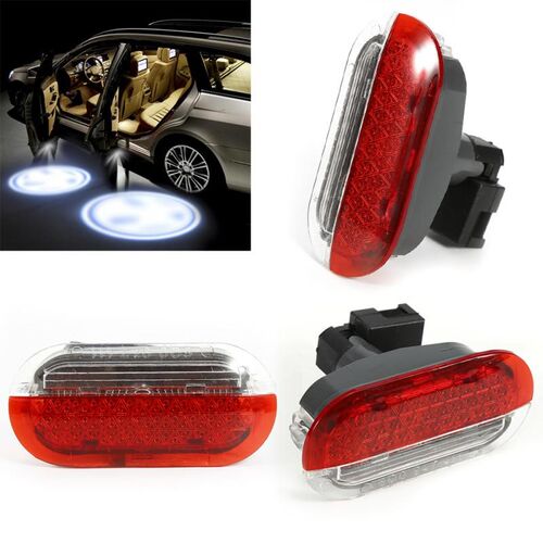 1pc Door Panel Warning Light Red For Volkswagen Bora Golf4 M
