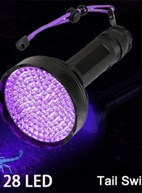 On Sale Super Bright UV Light 395nm 128 LED UV Flashlight Po