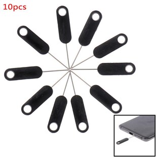 10Pcs Universal SIM Card Tray Pin Ejecting Removal Needle Op