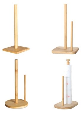 7XEA Bomboo Paper Towel Holder Bedroom Living Room counterto
