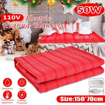 150x70cm 110V Winter Home Electric Blanket Heater Single Bod