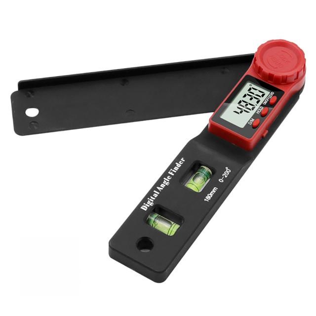 0-180mm Angle Inclinometer Angle Ruler Digital Meter Level R
