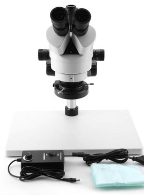 Stereo Microscope 3.5X-90X Trinocular Stereo Zoom Microscope