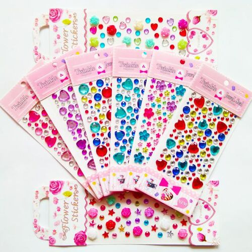 3D Gem Stickers diamond Sticker Acrylic Crystal sticker DIY