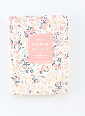 2021 year new undated South Korea cute school weekly planner