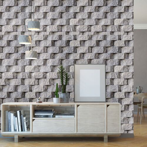3D Brick Stone Rustic Effect Self-adhesive Wall er Home Deco