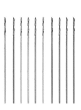 Multifunction 10 Pcs Tiny Micro HSS 0.8mm Straight Shank Twi