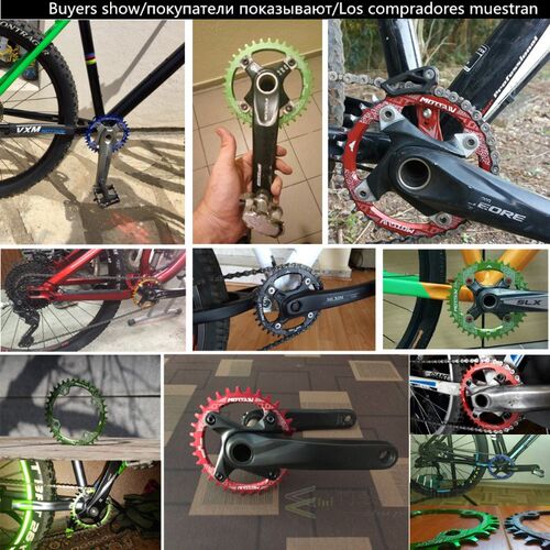 oval Narrow Wide Chainring MTB Mountain bike bicycle 104BCD
