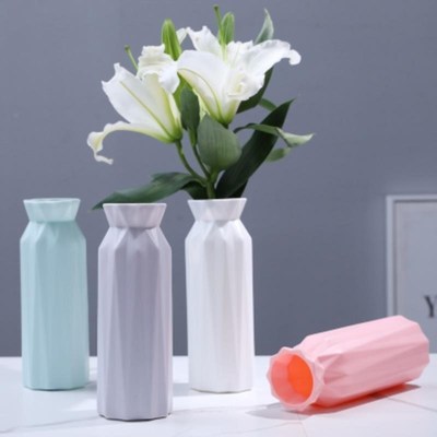 Plastic anti-droP vase home flower arrangement flower arran